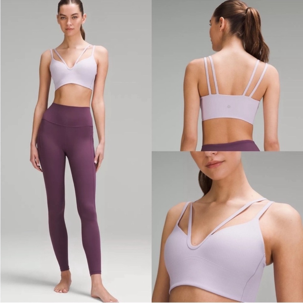 Women's Lavender Strappy Bralette